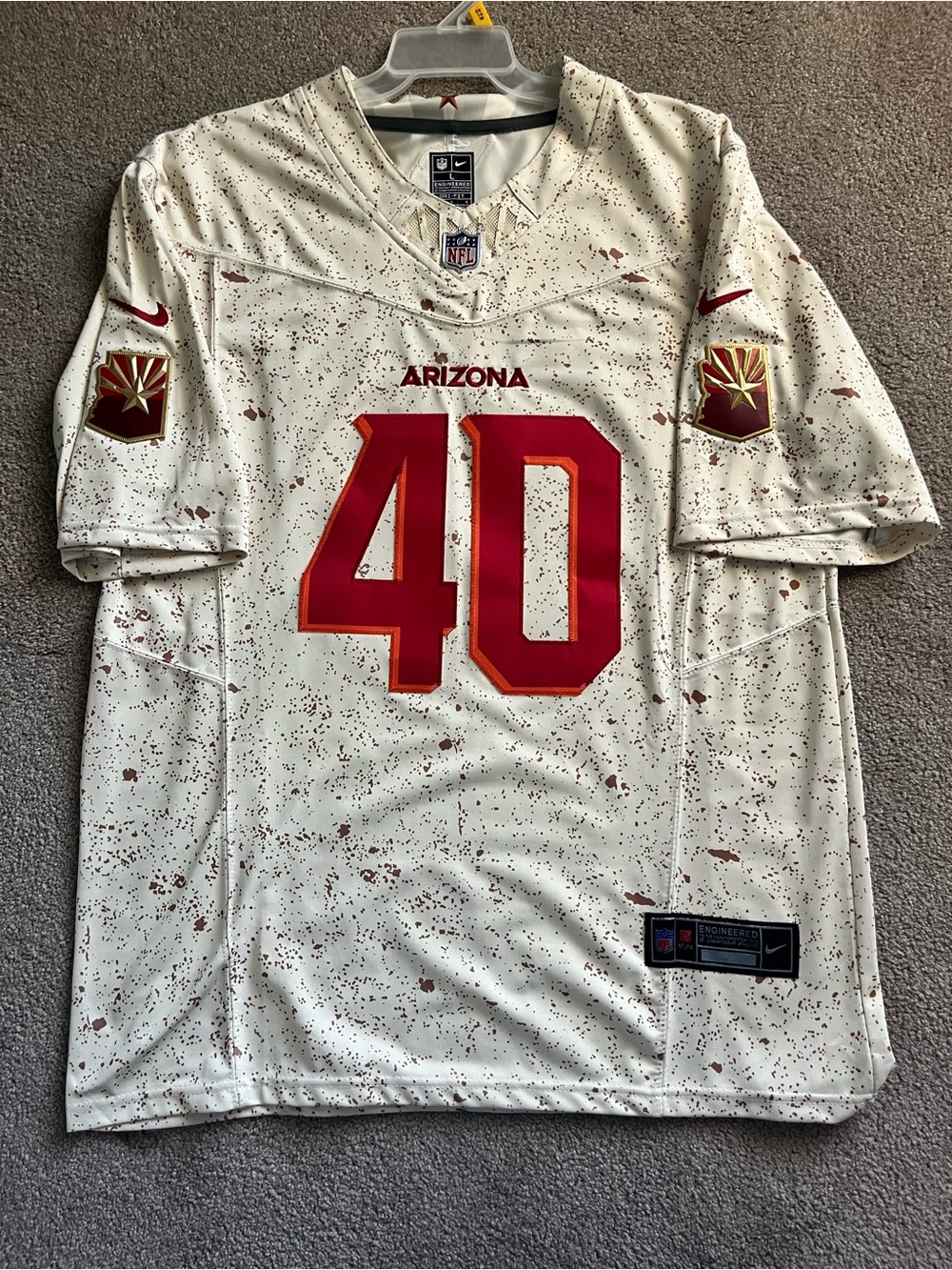 Arizona Cardinals Pat Tillman Rivalry Jersey Sz L - Picture 3 of 6